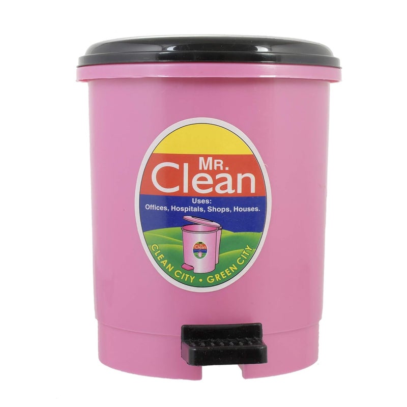 Kuber Industries Kuber Industries 2 Pieces Table Top Desk Garbage Dustbin Trash for Office Home Work Place2 LTRPink Blue  - Image 2