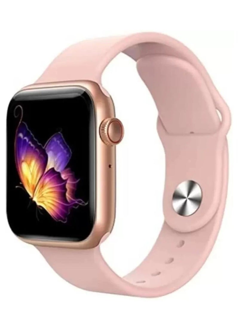 SmartWatch, S9 mini - Full Screen with Charging Feature-pink - Image 4
