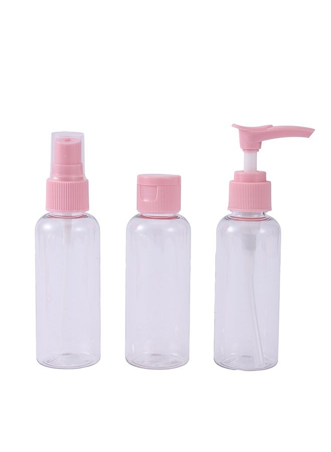 LAWAZIM Cosmetic Bottles Set - 8 Piece | Clear Travel Size Bottle Kit, Reusable BPA-Free Refillable Leak-Proof, Dispensers, Sprayers, for Lotion, Shampoo, Soap, Liquids, Makeup, Skincare, Toiletries. - Image 4