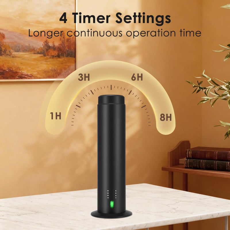GMSYSW Waterless Scent Essential Oil Diffuser for Hotel,Whole House,Large Room, Officeï¼ŒHomeï¼Œ200ML Large Capacity, Covering 1500 Square feet (Black) (Large-200) - Image 4