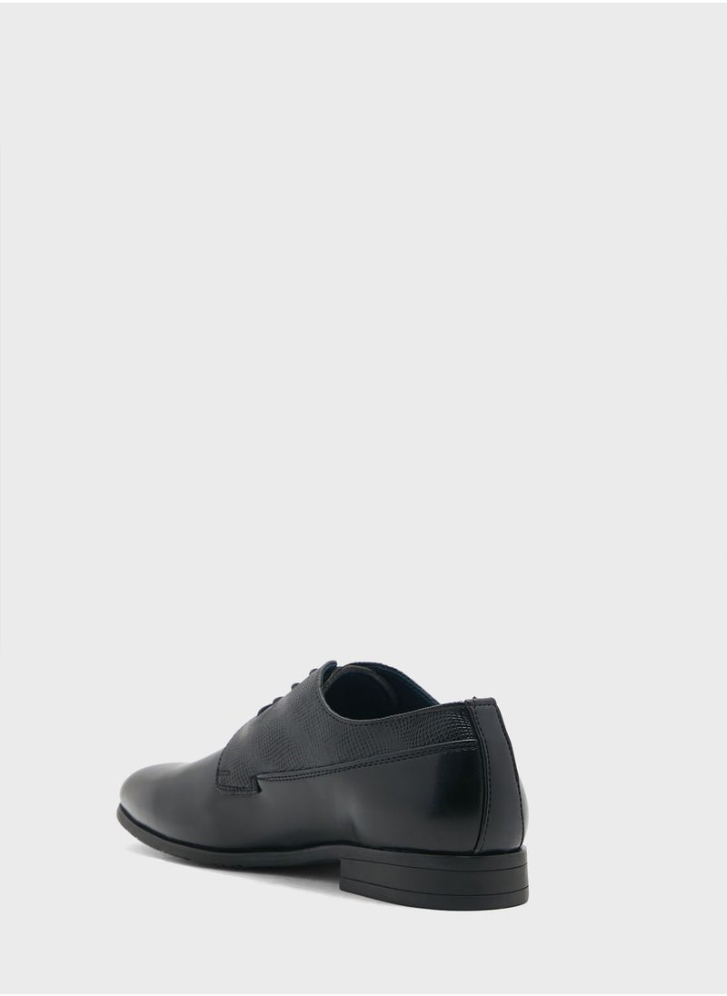 Robert Wood - Snake Print Formal Lace Ups - Image 1