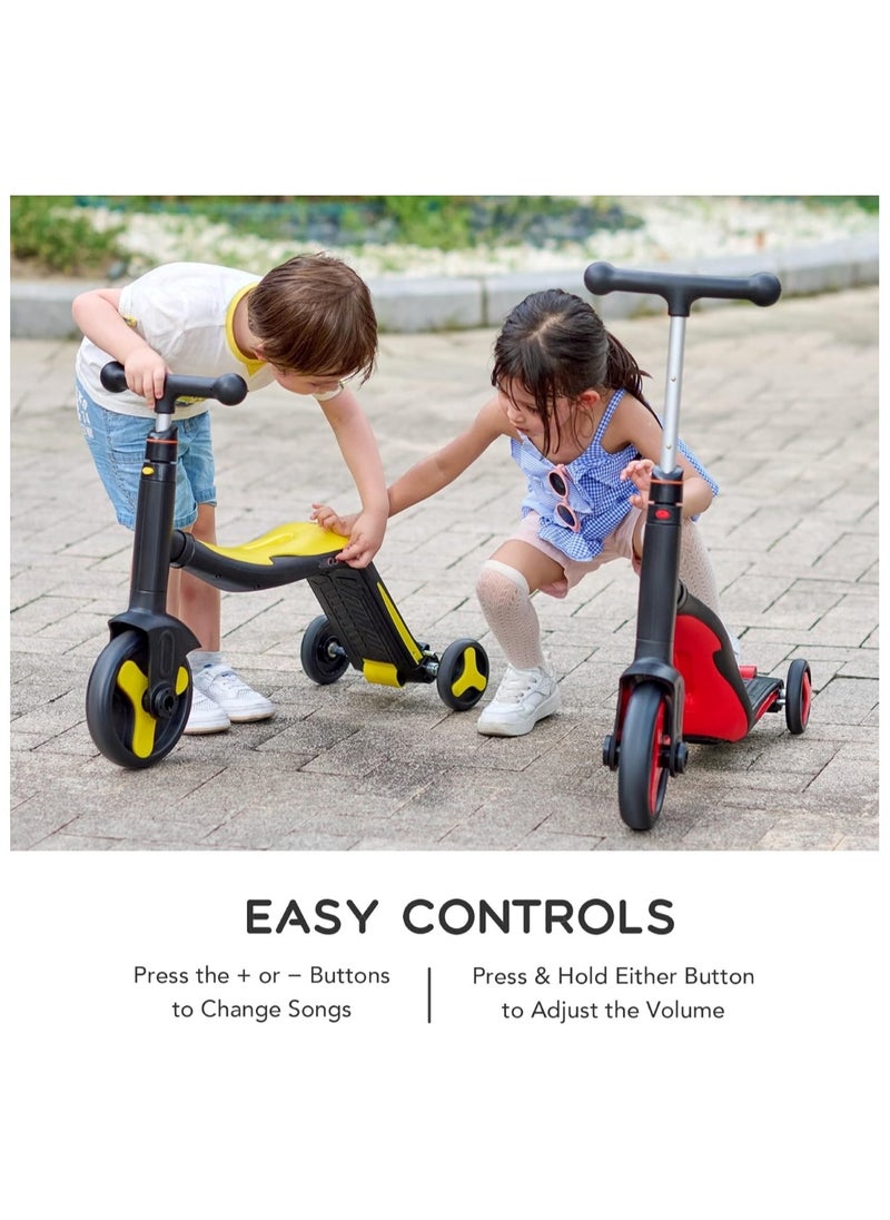 Winner Sky 3 In 1 Convertible Tricycle Balance Bike Kick Scooter For Kids Red  - Image 3