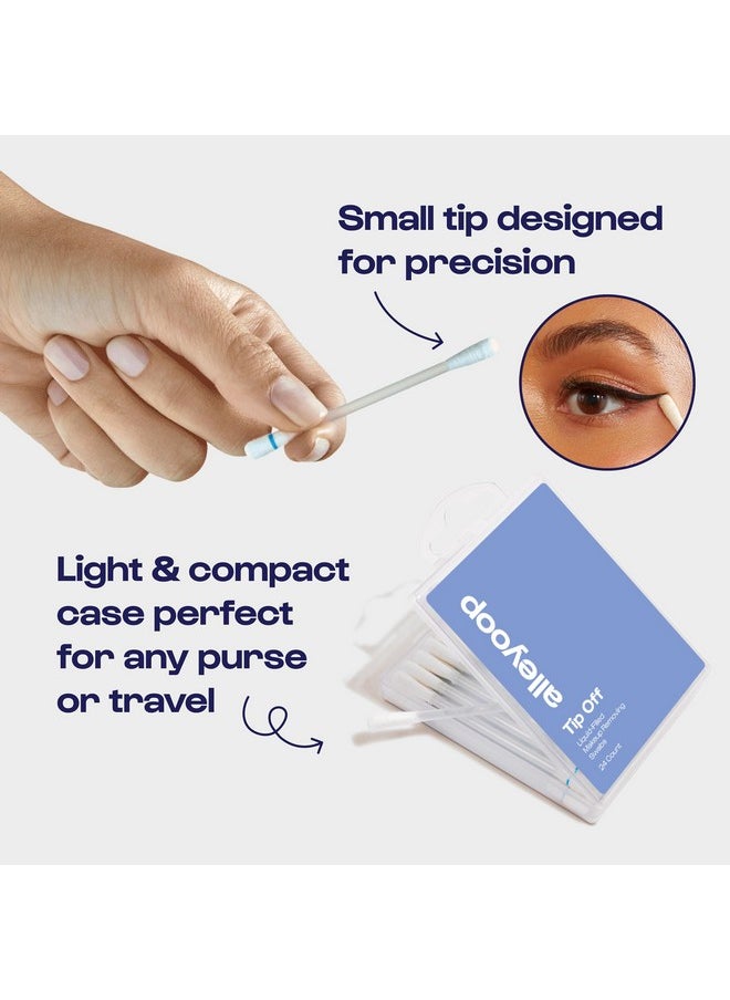 ALLEYOOP Alleyoop Tip Off Liquid-Filled Makeup Removing Swabs - 3-Pack x 24 Count - Easy-To-Use and Space Saving - Aloe Vera Calms and Soothes the Skin  - Image 4