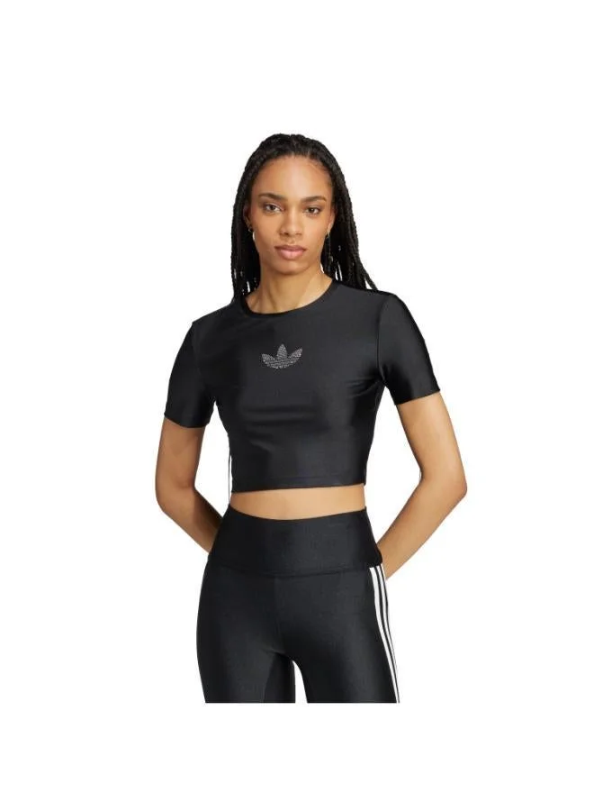 Rhinestone Trefoil T-shirt