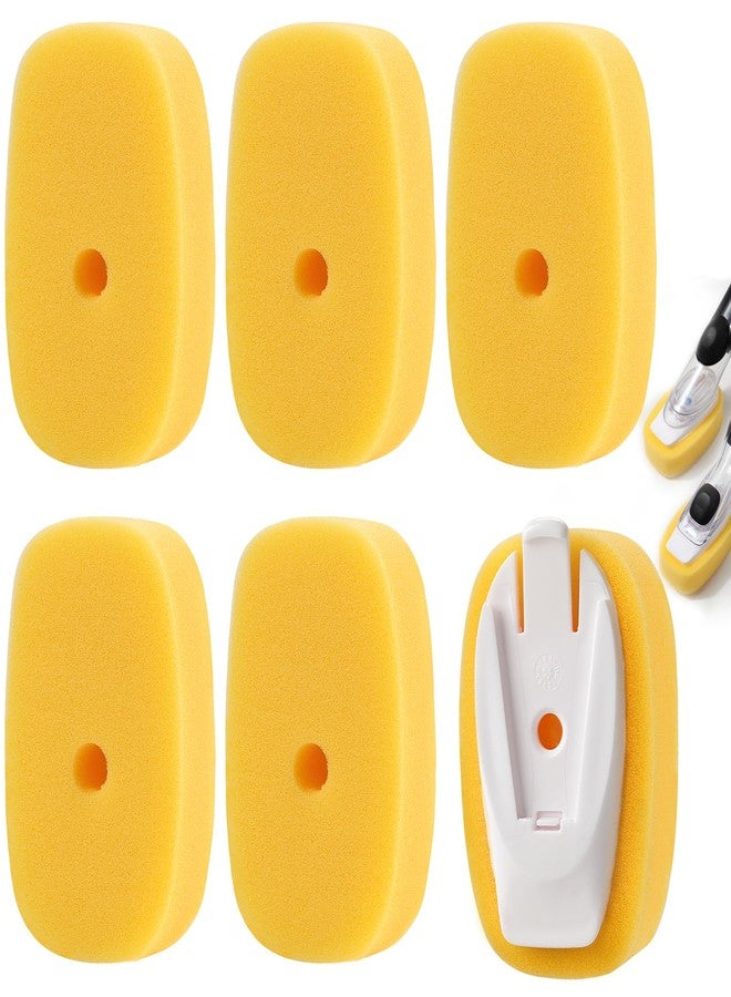 RIMAY Sponge Brush Refills for OXO Dish Brush, 6 Pack Soap Dispensing Dish Refills, Scrub Replacement Head for Scrubber, Sponge Replacement Head Fits Soap Dispensing Handle - Image 1
