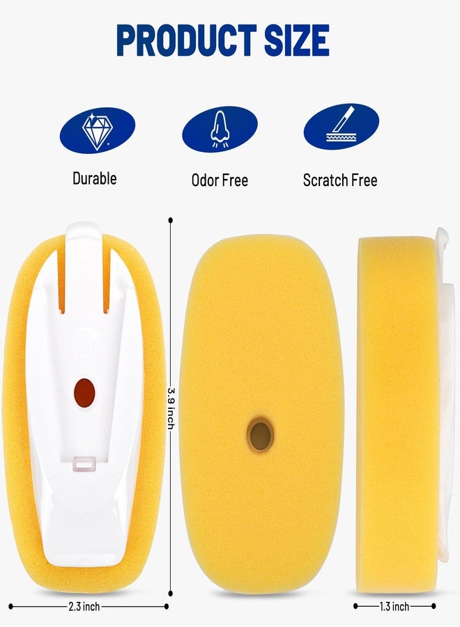 RIMAY Sponge Brush Refills for OXO Dish Brush, 6 Pack Soap Dispensing Dish Refills, Scrub Replacement Head for Scrubber, Sponge Replacement Head Fits Soap Dispensing Handle - Image 4