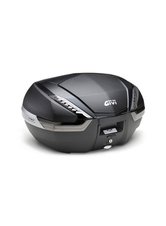 Givi V47 Tech Monokey Top Case – Black/Grey ABS - Image 1