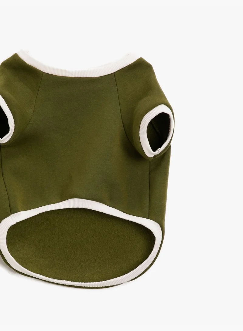 KOTON Slogan Printed Dog Sweatshirt