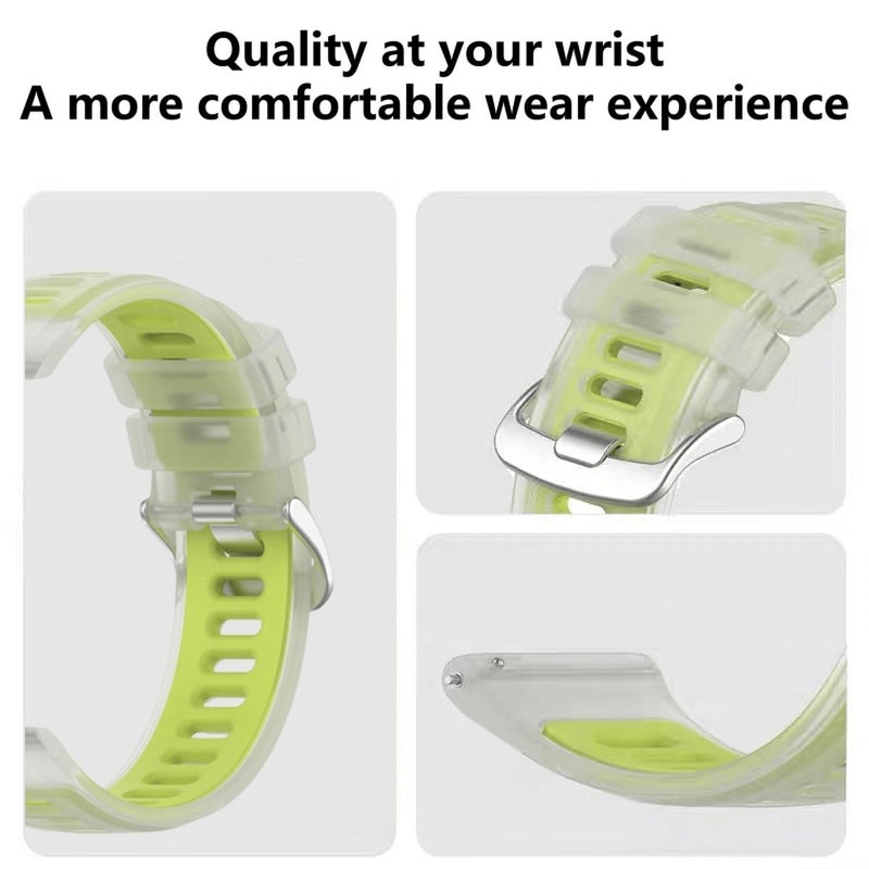 Purple Jelly Strap Soft Lightweight Comfortable Flexible Durable Minimalist Style For Amazfit GTS - Image 4