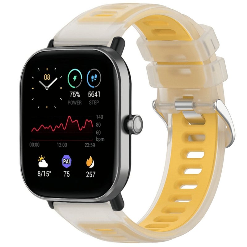 Purple Jelly Strap Soft Lightweight Comfortable Flexible Durable Minimalist Style For Amazfit GTS - Image 1