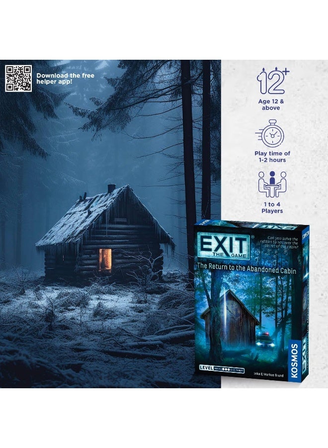 Thames & Kosmos - EXIT: The Return To The Abandoned Cabin - Level: 3/5 - Unique Escape Room Game - Image 3