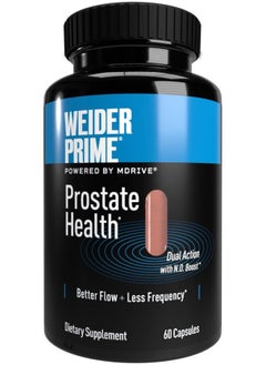 Prime Prostate Health for Men, Dual Action with N.O. Boost, Promotes Flow and Normal Frequency, 60 Veggie Capsules