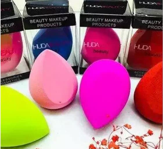advancedestore Makeup SpongesPack of 1 Blender Beauty Foundation Blending Sponge Professional Beauty Makeup Set for Dry Wet Use Multi colour - Image 1