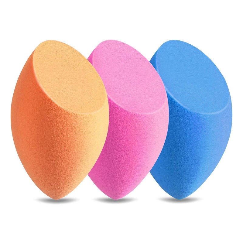 advancedestore Makeup SpongesPack of 1 Blender Beauty Foundation Blending Sponge Professional Beauty Makeup Set for Dry Wet Use Multi colour - Image 2