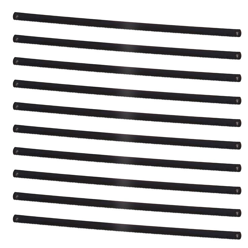 HAUTMEC شفرات هاوتميك 6 بوصة الاحترافية ثنائية المعدن HSS عبوة 10 شفرات بديلة لمناشير صغيرة مجموعة شفرات 24 TPI من الفولاذ عالي السرعة بأسنان مشغولة - Image 1