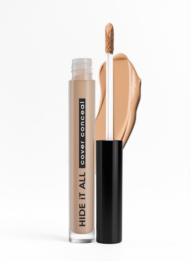 Hilary Rhoda Hide It All Cover Conceal | Conceals Masks, Scars & Dark Circles | High Coverage Concealer | With Shea Butter | Matte Finish | Cruelty-Free & Vegan - 3.7ml (Walnut - Shade 6) - Image 1