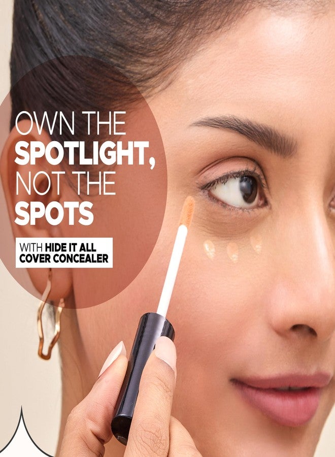 Hilary Rhoda Hide It All Cover Conceal | Conceals Masks, Scars & Dark Circles | High Coverage Concealer | With Shea Butter | Matte Finish | Cruelty-Free & Vegan - 3.7ml (Walnut - Shade 6) - Image 3