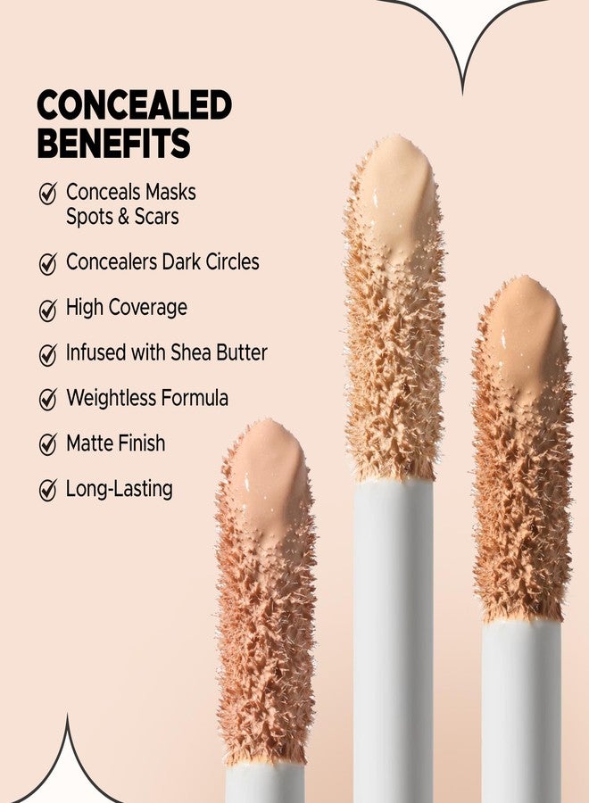 Hilary Rhoda Hide It All Cover Conceal | Conceals Masks, Scars & Dark Circles | High Coverage Concealer | With Shea Butter | Matte Finish | Cruelty-Free & Vegan - 3.7ml (Walnut - Shade 6) - Image 5