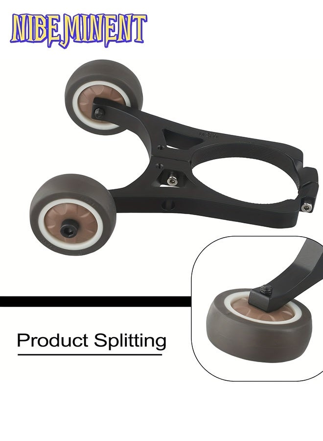 NIBEMINENT Scooter Auxiliary Wheels, High-End Durable, Compact And Mini, Easy to Move And Store, Suitable for M365/1S Pro/2/Lite/Ninebot F20/F30/F40, Labor-Saving Design - Electric Scooter Accessories, Without Battery - Image 4