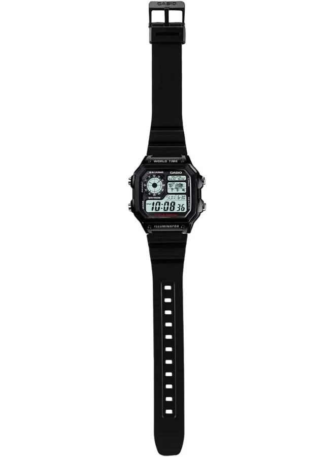 كاسيو Casio Men's Digital Dial Watch - AE-1200WH-1AVDF