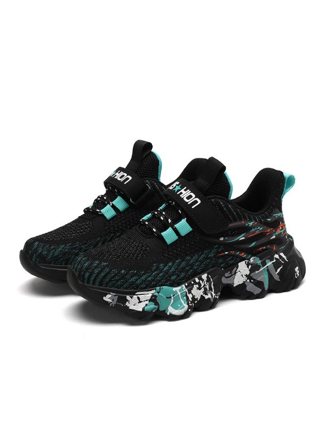 NIBEMINENT أحذية كاجوال عصرية للفتيات أحذية للأطفال الكبار أحذية رياضية تنفسية للأولاد والبنات - Image 1