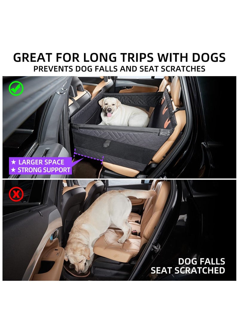 Medium Dog Car Seat,Back Seat Extender for Dogs,Large Dog Seat Cover for Backseat, Pet Bed for Car Hammock - Image 2