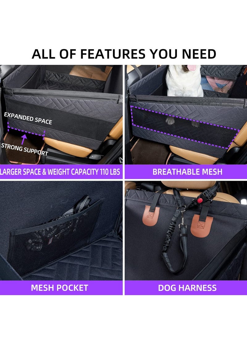 Medium Dog Car Seat,Back Seat Extender for Dogs,Large Dog Seat Cover for Backseat, Pet Bed for Car Hammock - Image 5