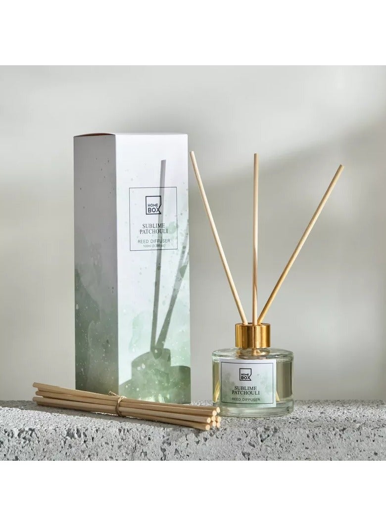 Home Box Garden Patchouli Reed Diffuser - 100 ml  - Image 1
