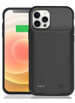 Battery Case for iPhone 12/12 Pro, Enhanced 4000mAh Smart Rechargeable Portable Protective Charging Case Extended Battery Backup Pack Compatible with iPhone 12/12 Pro (6.1 inch) Charger Case