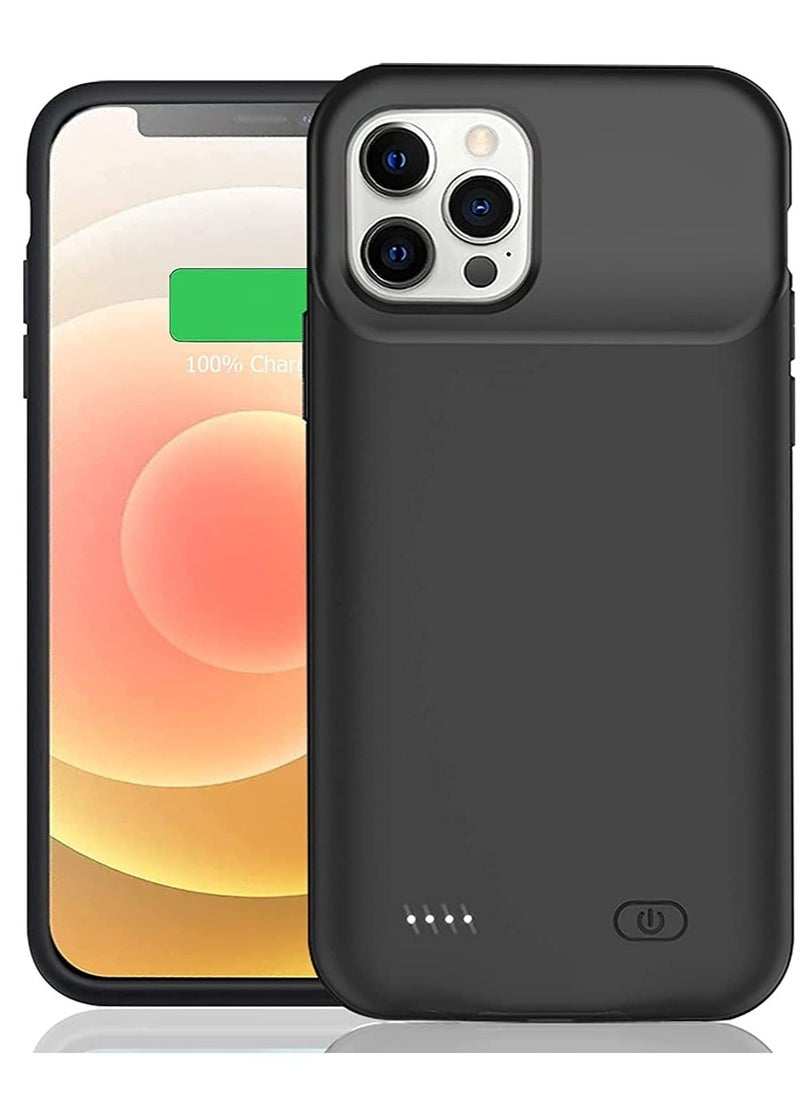 Generic - Battery Case for iPhone 12/12 Pro, Enhanced 4000mAh Smart Rechargeable Portable Protective Charging Case Extended Battery Backup Pack Compatible with iPhone 12/12 Pro (6.1 inch) Charger Case - Image 1