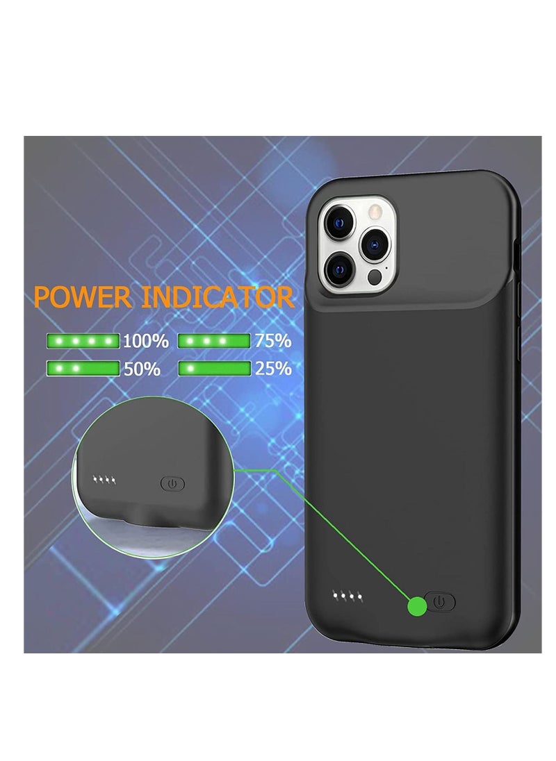 Generic - Battery Case for iPhone 12/12 Pro, Enhanced 4000mAh Smart Rechargeable Portable Protective Charging Case Extended Battery Backup Pack Compatible with iPhone 12/12 Pro (6.1 inch) Charger Case - Image 1