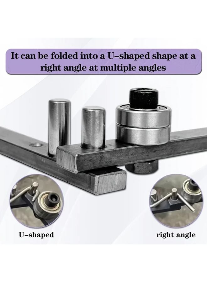 Heavy Duty Manual Mini Bending Machine 8mm Max Capacity Industrial Steel Wire Bender - Image 4