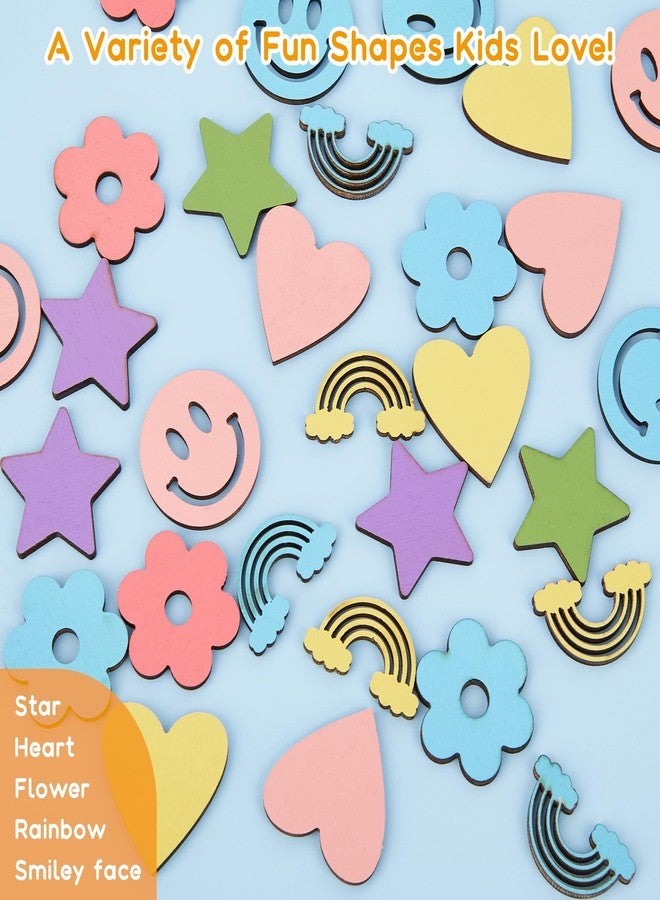 Amviner Magnetic Reward Jar for Kids, Wooden Smile Face Star Reward System with Colorful Letter Stickers, for Toddler Classroom Behavior Potty Training Home Chore Chart - Image 2