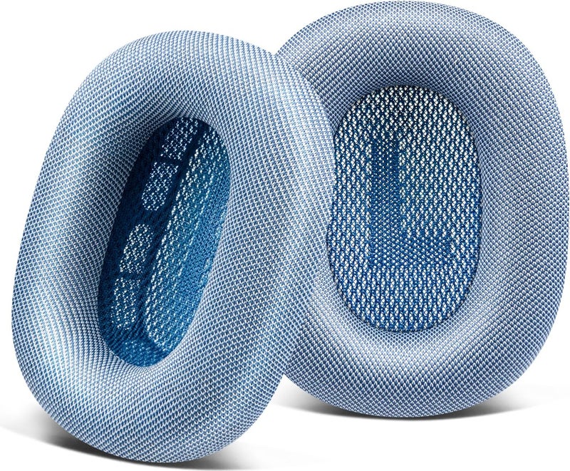 SOPROM Ear Pads Replacement for Airpods Max Over-Ear Headphones, Earpads Cushions with Durable Mesh Fabric, Softer Foam - Navy Blue - Image 1