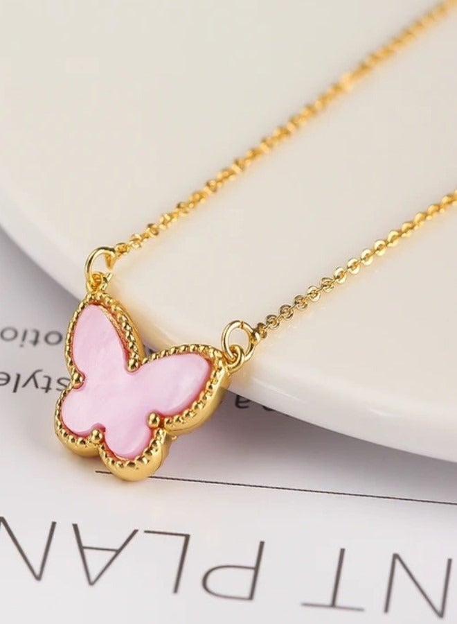 Jewelry Butterfly pink collection - Image 4