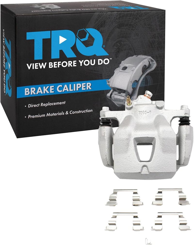 TRQ Front Right Brake Caliper w/Bracket Passenger Side Compatible with 1997-2001 Lexus ES300 1998-2004 Toyota Avalon Camry 1999-2003 Solara - Image 1