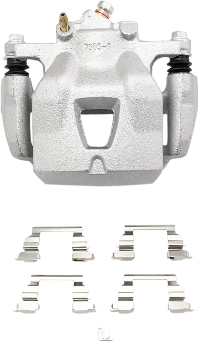 TRQ Front Right Brake Caliper w/Bracket Passenger Side Compatible with 1997-2001 Lexus ES300 1998-2004 Toyota Avalon Camry 1999-2003 Solara - Image 2