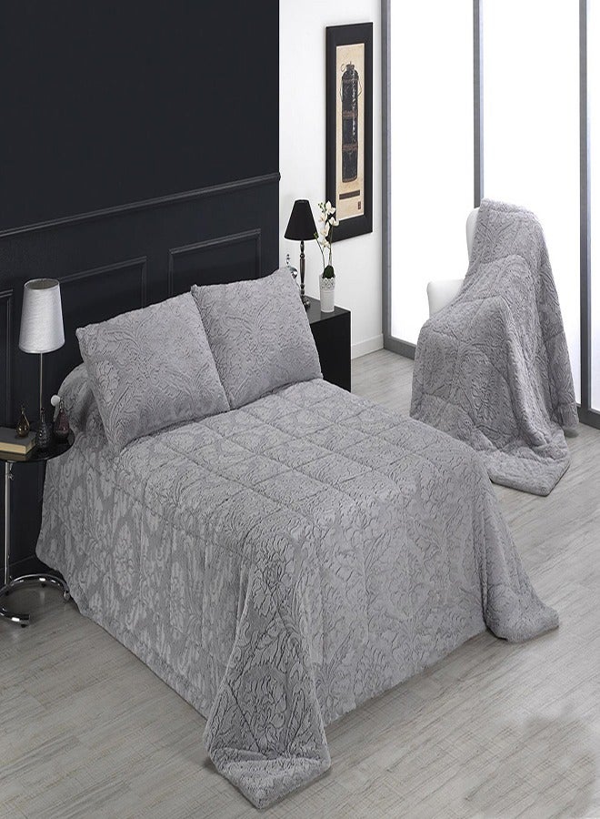 Mora spain Mora Blanket - Model: Allegiance Infinity Size: 220*240 + 2 blushers 50*70 - Weight: 5.5 kg - Image 1