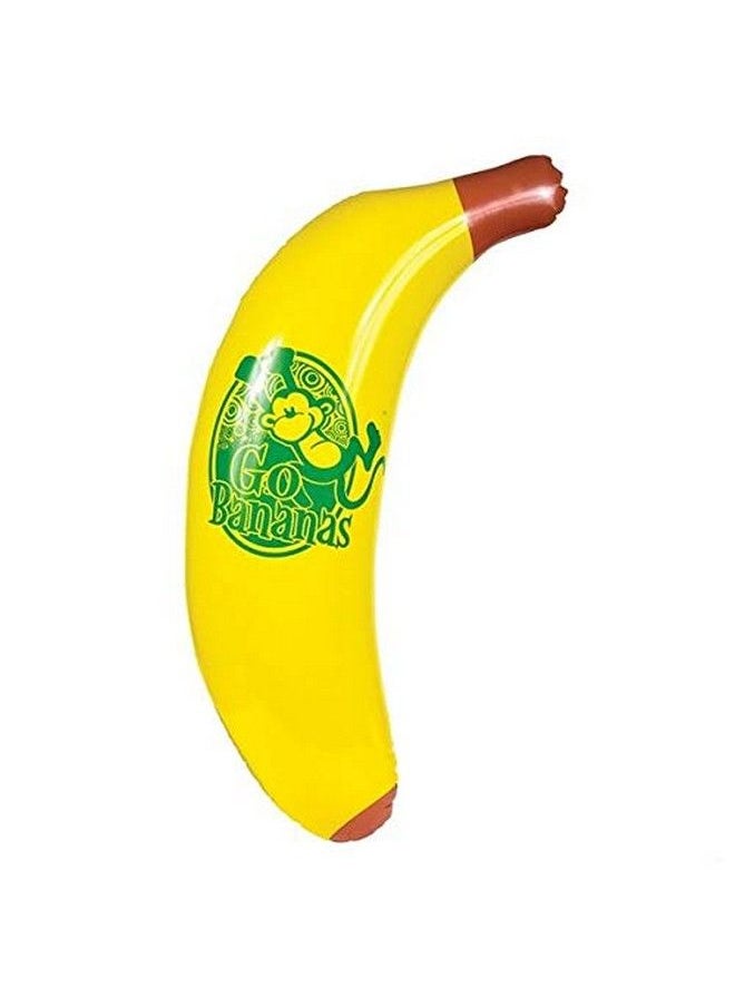 Rhode Island Novelty موزة قابلة للنفخ عملاقة مقاس 48 بوصة واحدة لكل طلب  - Image 1