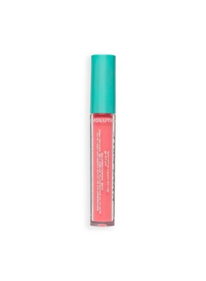 Revolution Peach Fizz Kiss Drip Water Lip Tint Peach Fizz for Women | Best Price UAE