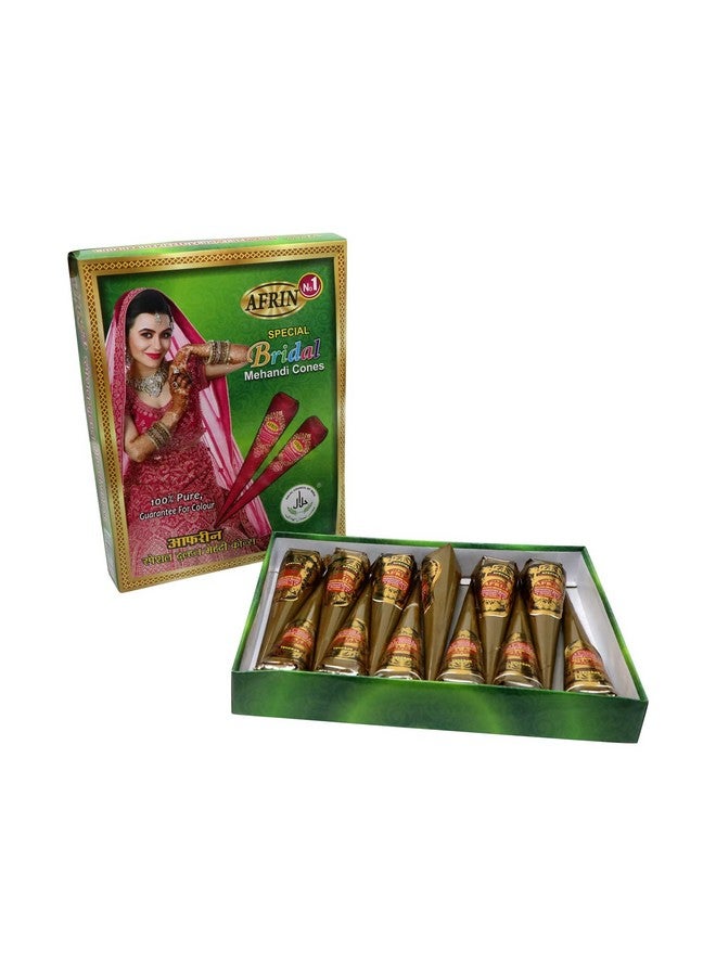 Afrin Henna Bridal Mehandi Cone Pack Of 12 (40Gm Each) - Image 1