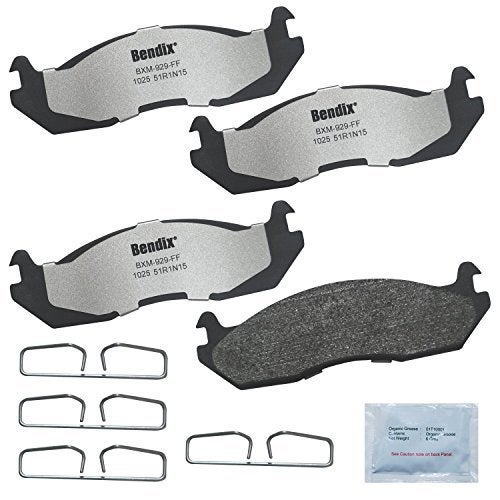 Bendix Fleet Metlok MKD1025FM Semi-Metallic Brake Pads for AM General Hummer 1998-1997, Hummer H1 2003-2002, H1 2006 - Image 1