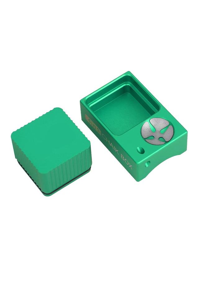 Thoraya Portable 4 in1 Billiard Cue Tip Tool Pool Chalk Holder Stick Shaper Repair Scuffer Pick(green)  - Image 5