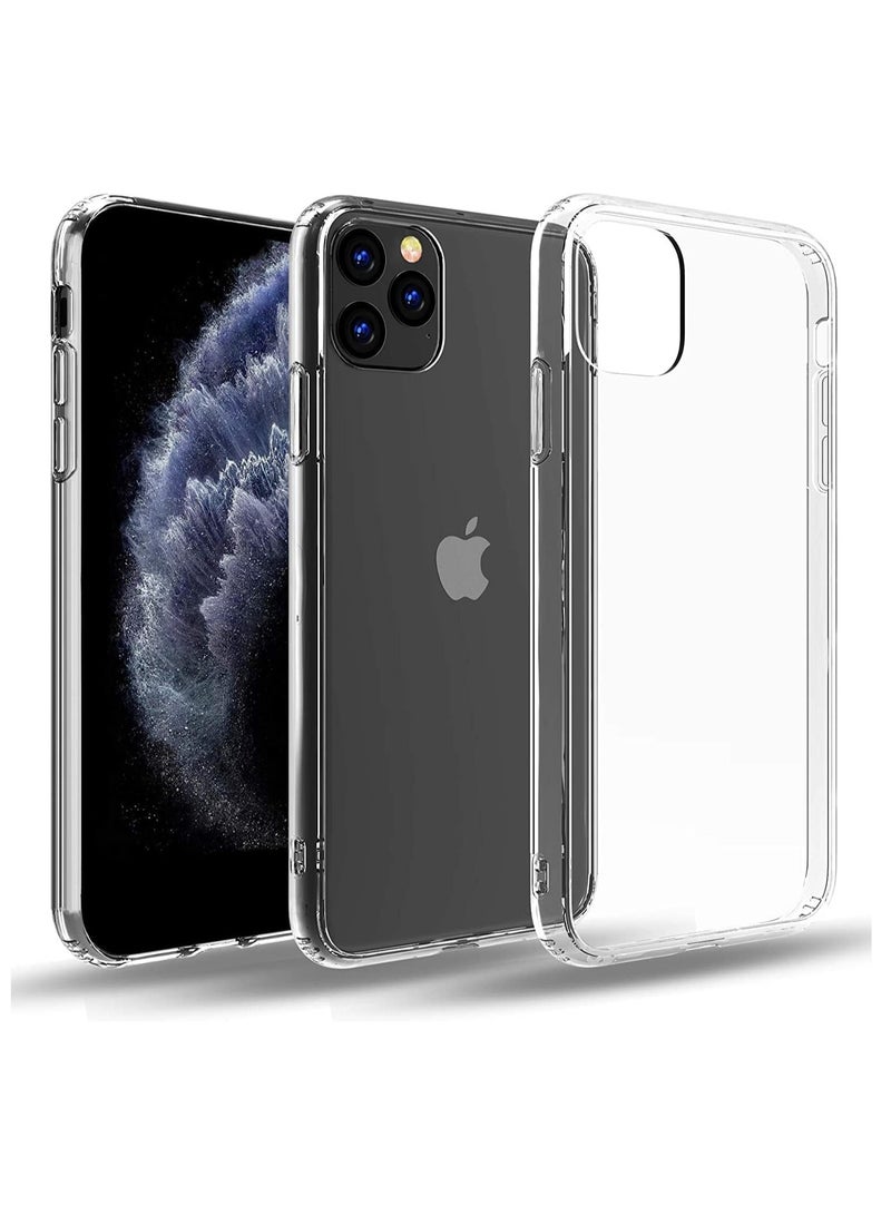 MIGOFAST IPhone 11 Pro Clear Case Soft Flexible Silicone TPU Shockproof Transparent Rubber Back Cover iPhone 11 Pro Clear - Image 1