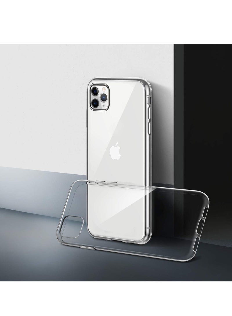 MIGOFAST IPhone 11 Pro Clear Case Soft Flexible Silicone TPU Shockproof Transparent Rubber Back Cover iPhone 11 Pro Clear - Image 2