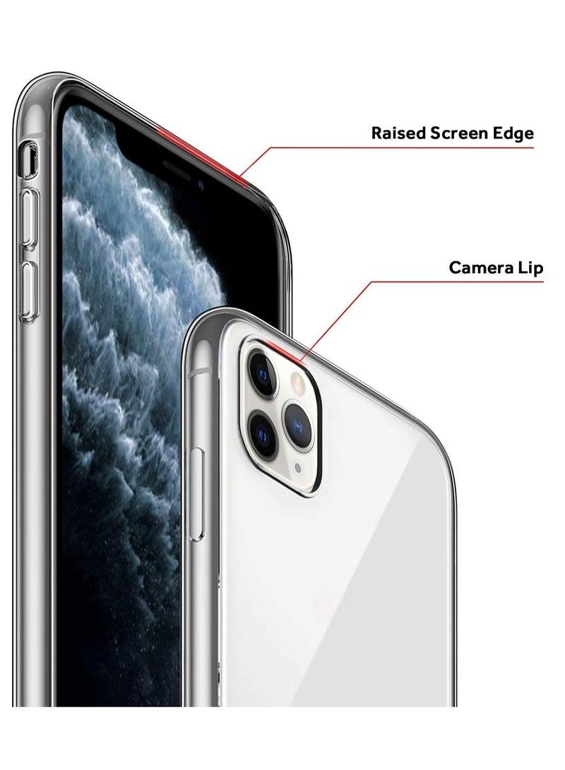 MIGOFAST IPhone 11 Pro Clear Case Soft Flexible Silicone TPU Shockproof Transparent Rubber Back Cover iPhone 11 Pro Clear - Image 4