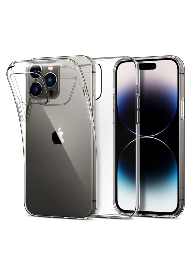 MIGOFAST IPhone 11 Pro Clear Case Soft Flexible Silicone TPU Shockproof Transparent Rubber Back Cover iPhone 11 Pro Clear - Image 5