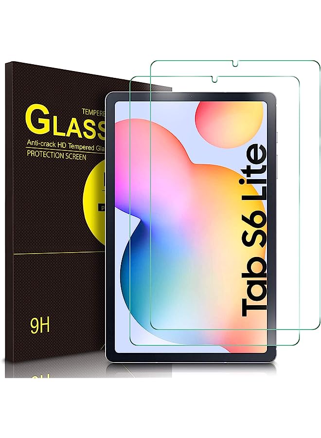 AWH Screen Protector for Samsung Galaxy Tab S6 Lite, Premium 9H Hardness 2.5D Round Edge Tempered Glass Film Screen Protector for Samsung Galaxy Tab S6 Lite 10.4 Inch, (2 Packs) - Image 1