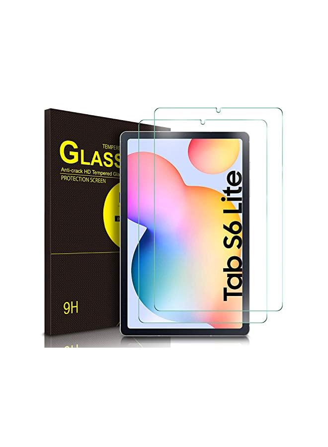 AWH Screen Protector for Samsung Galaxy Tab S6 Lite, Premium 9H Hardness 2.5D Round Edge Tempered Glass Film Screen Protector for Samsung Galaxy Tab S6 Lite 10.4 Inch, (2 Packs) - Image 2