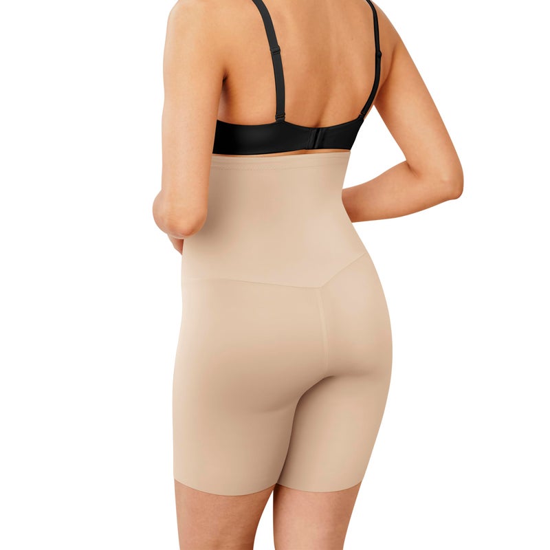 Maidenform womens Maidenform Firm Foundations Hi-waist Slimmer Thigh Shapewear, Latte Lift, 2X large - Image 3